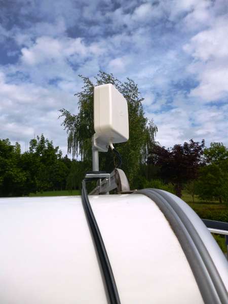 Magnetbefestigung für LTE-Wohnwagenantenne