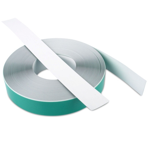 Metallband selbstklebend weiß, Breite 35 mm, Haftgrund für Magnete