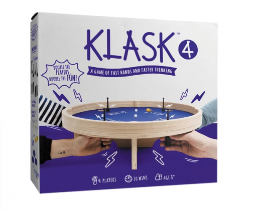 KLASK 4, der magnetische Kick für 4 Spieler
