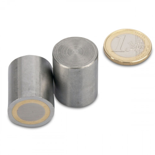 AlNiCo-Stabgreifer Ø 20 x 25 mm, Stahl, Passung h6 - 4,1 kg