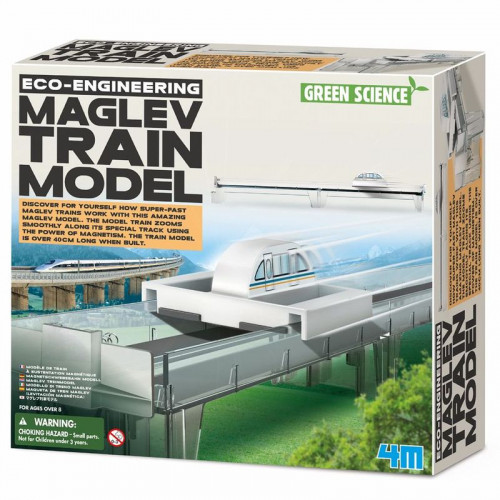 Magnet Schwebebahn Modell, Maglev Train Model GREEN SCIENCE