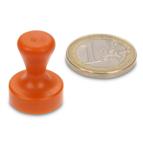 Kegelmagnet Ø 17 x 22 mm NEODYM - orange - hält 3,5 kg