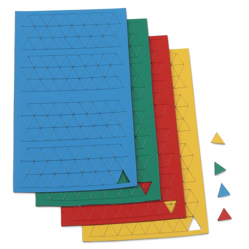 Magnetsymbole klein Dreieck 180 Symbole pro Bogen