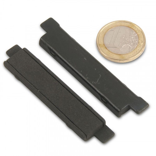 Magnetleiste 67 x 14 x 5 mm Ferrit beschichtet schwarz - ANGEBOT