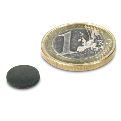 Gummi-Scheibe Ø 15 mm selbstklebend, Schutz von Oberflächen