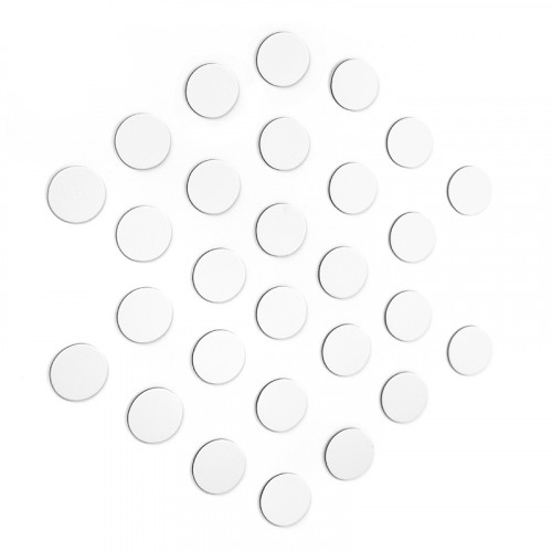 28 Magnetpunkte Element Flex Dot selbstklebend, weiß