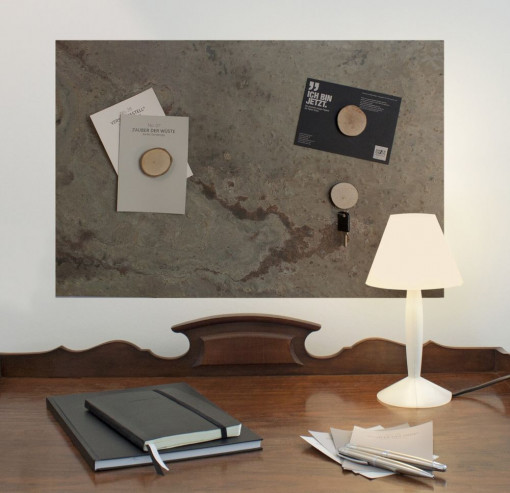 Magnetwand aus echtem Schiefer - Skin Rock - 61 x 30 cm