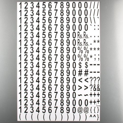 Magnetzahlen, MagPaint Numbers, Set mit 240 Zeichen