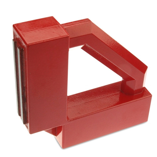 Magnetischer Schweiß / Montagewinkel 140 x 140 x 35 mm, rot