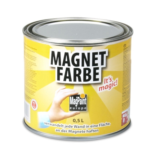 Magnet Farbe Magpaint - magnetische Wandfarbe