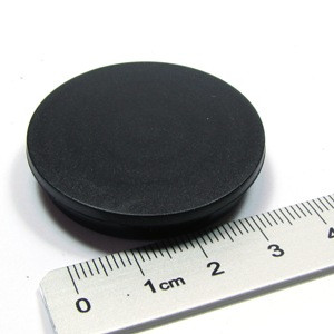 Pinnwandmagnet Ø 40 x 8 mm FERRIT (normale Haftkraft) - hält 1,2 kg