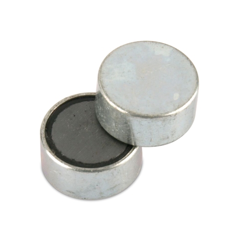 verzinkter Stahltopf verwendbar bis 200°C magnets4you Ferrit Flachgreifer Ø 10,0 x 4,5 mm 400 g Buchse M3 Magnet Gewindebuchse 