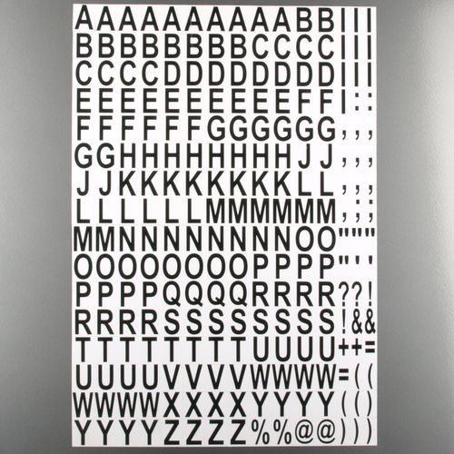Magnetbuchstaben, MagPaint Letters, Set mit 240 Zeichen