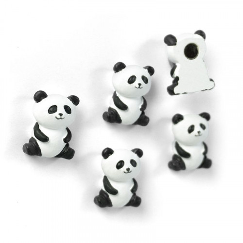 Dekomagnete PANDA - Set mit 5 Magnet-Pandabären