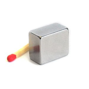 Quadermagnet 18,0 x 15,0 x 10,0 mm N45H Nickel - 120 °C