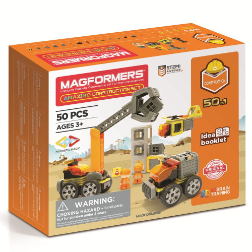 MAGFORMERS - AMAZING CONSTRUCTION Set 50 Teile Magnet-Bausatz 278-57